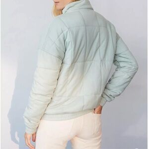 ALL FENIX Benita Anthropologie puffer jacket in sage. Size S